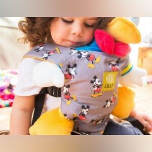NWT Líllé Baby Disney Mickey Mouse doll stuffed animal carrier